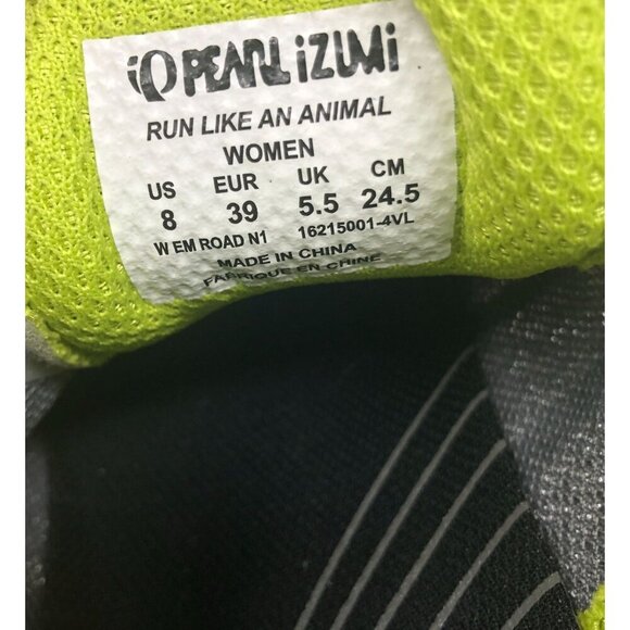 Pearl Izumi Womens Road N1 Running Shoes Gray Lime Purple Size 8 US - Picture 6 of 6